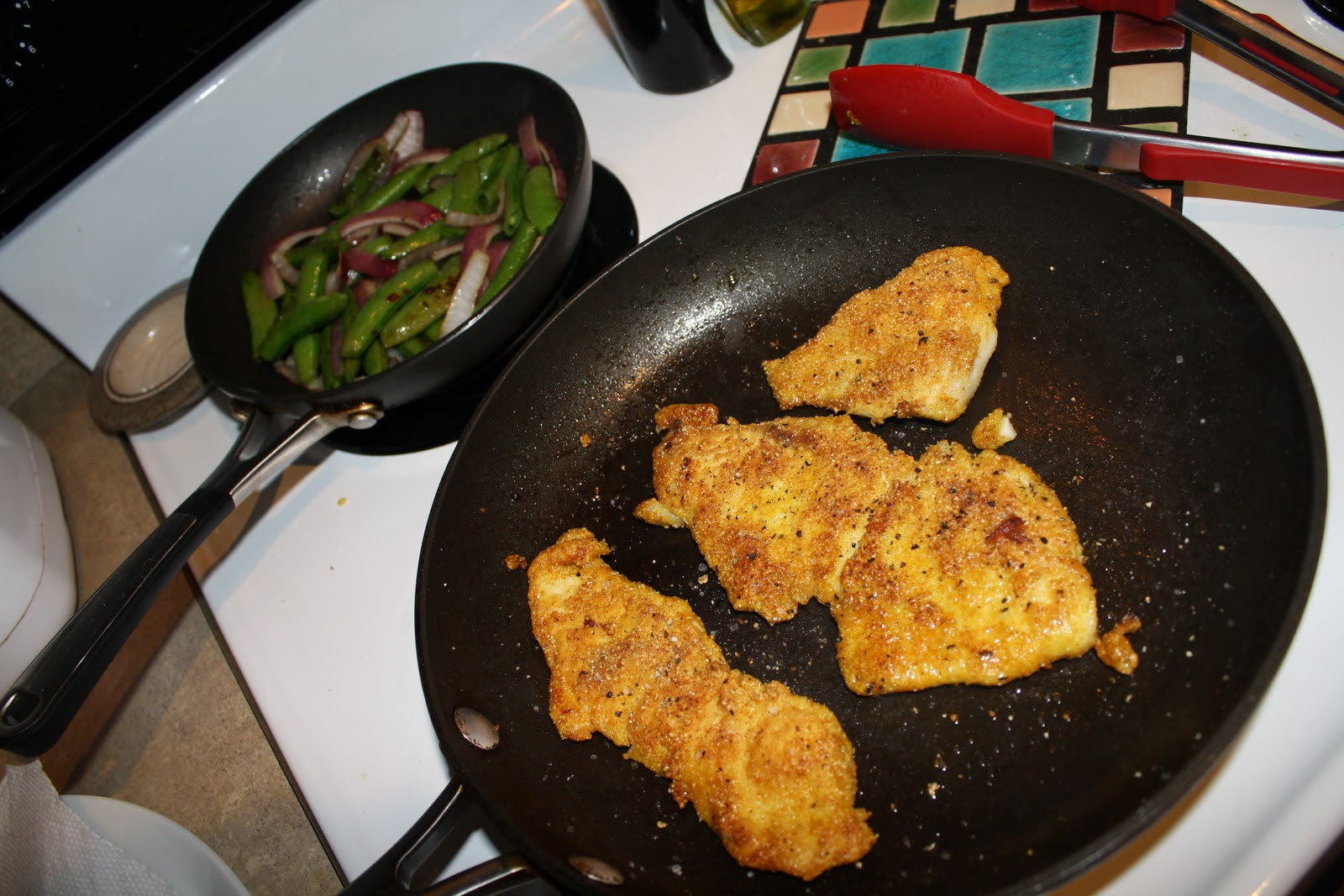 Cornmeal Fish Fry
 a day in the kitchen of cornmeal fried fish with curry