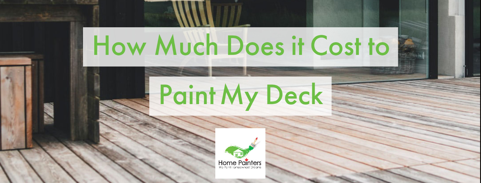 Cost To Paint A Deck
 How Much Does it Cost to Paint My Deck