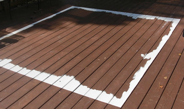 Cost To Paint A Deck
 How to Make a Painted Rug on your Deck