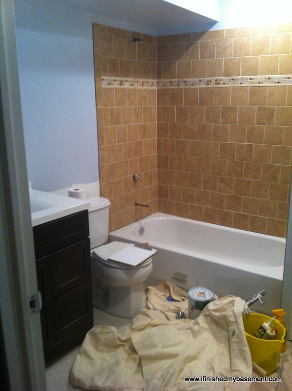 Cost To Tile Bathroom Shower
 Bathroom Costs of your Bud I Finished My Basement