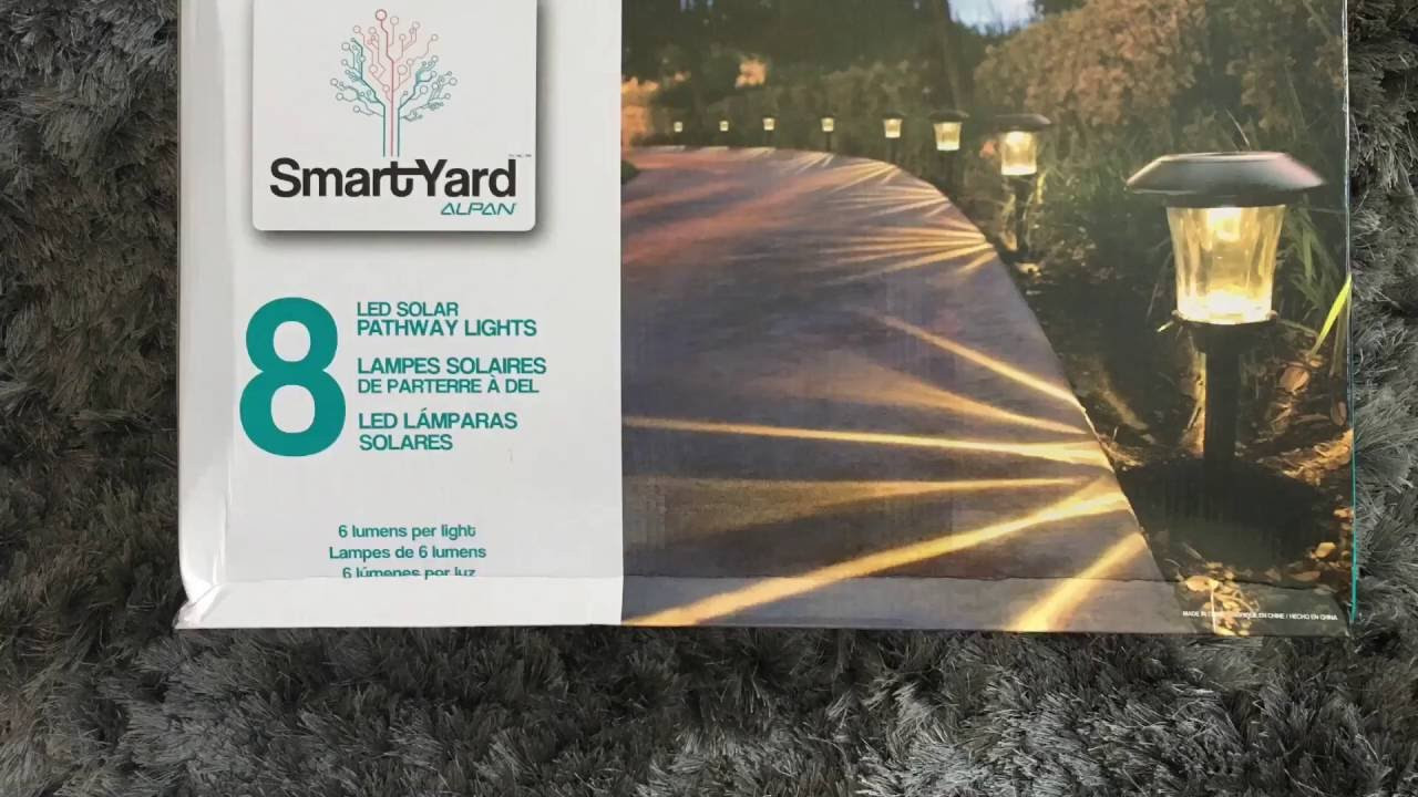 Costco Landscape Lights
 Smartyard Solar LED large pathway lights from Costco