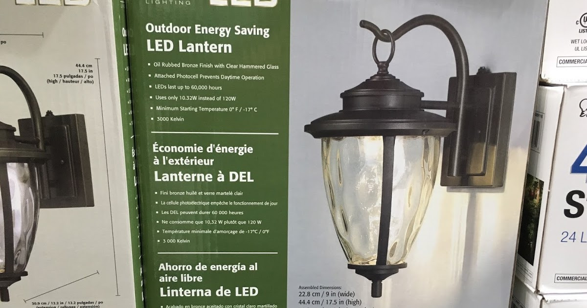 Costco Landscape Lights
 Altair Outdoor LED Coach Lantern