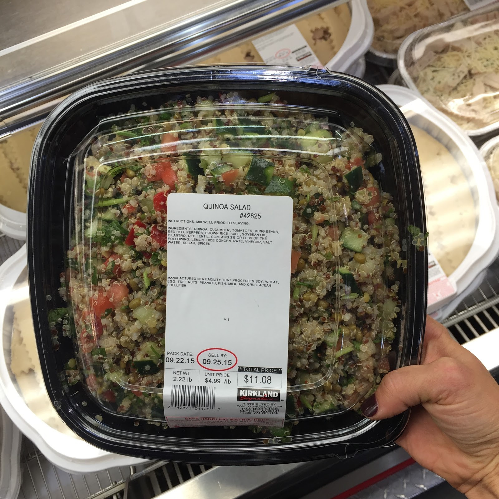 Costco Quinoa Salad
 MY FAVORITE COSTCO FINDS willivia