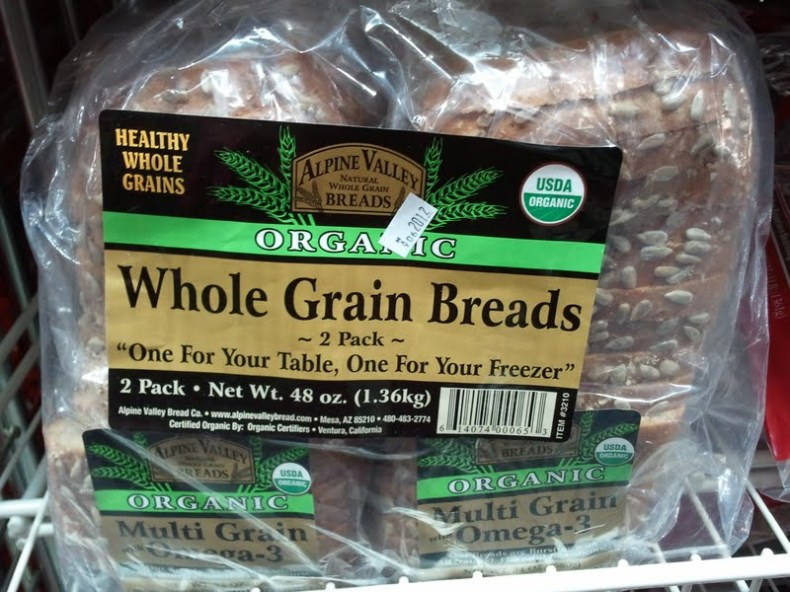 Costco Whole Grain Bread
 Soy Free Whole Grain Bread