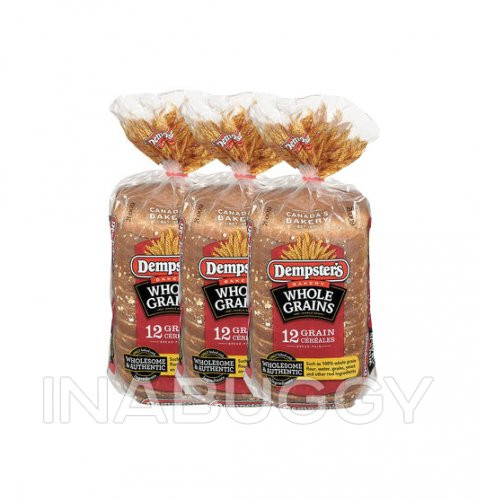 Costco Whole Grain Bread
 Dempster s Whole Grains 12 Grain Bread 3PK 2 17KG