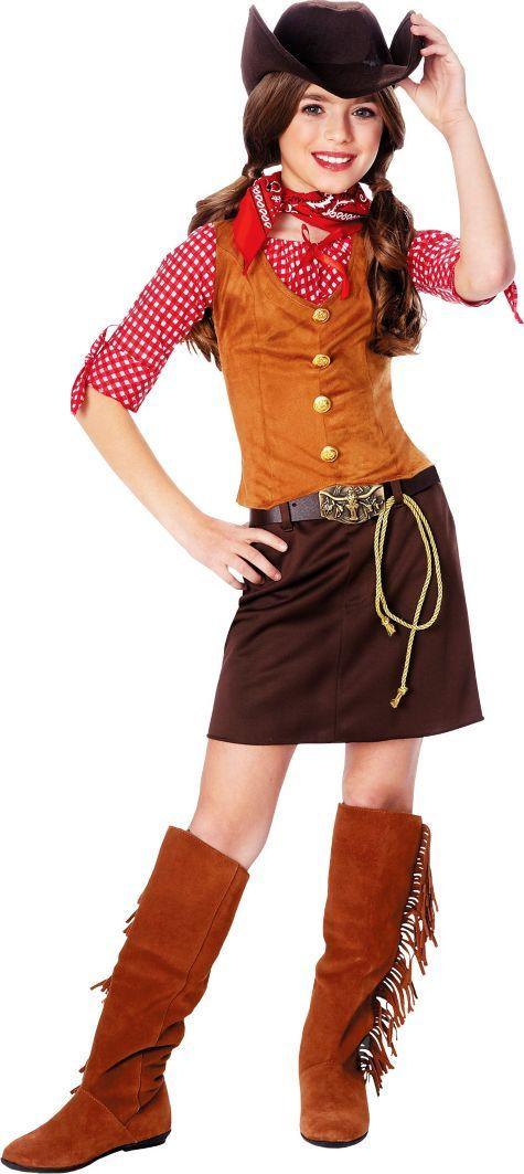 Costumes For Kids At Party City
 Gunslinger Cowgirl Costume for Girls Party City