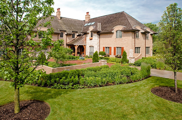 Country Outdoor Landscape
 French Country Garden Traditional Landscape Chicago