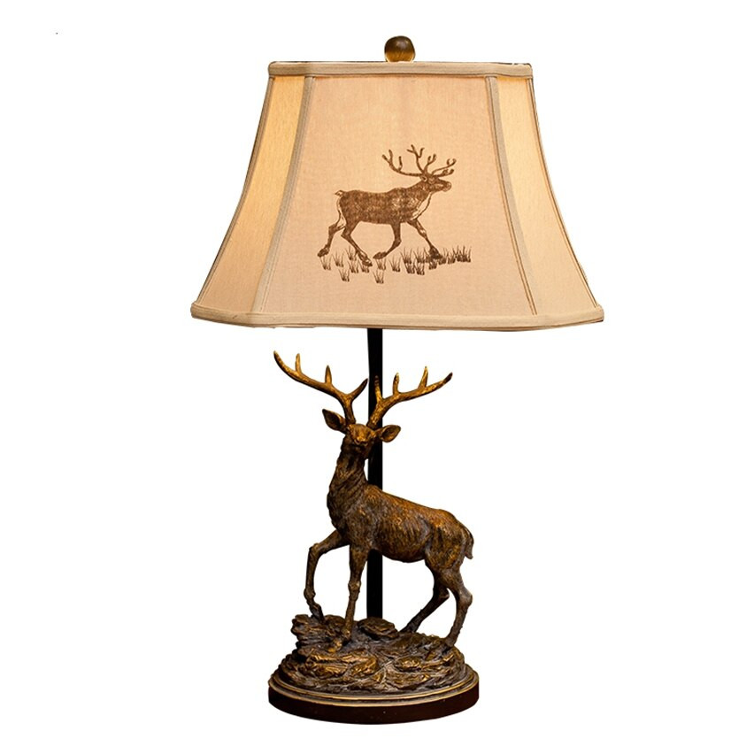 Country Table Lamps Living Room
 JW American Country Lamps Resin Reindeer Table Lamps for