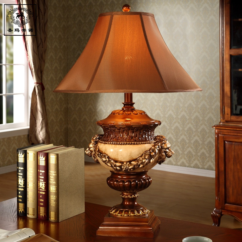 Country Table Lamps Living Room
 High End Classical Country Hand Crafted Resin Led