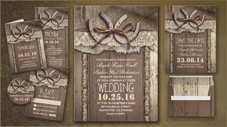 Country Themed Wedding Invitations
 25 Country Wedding Invitation Ideas