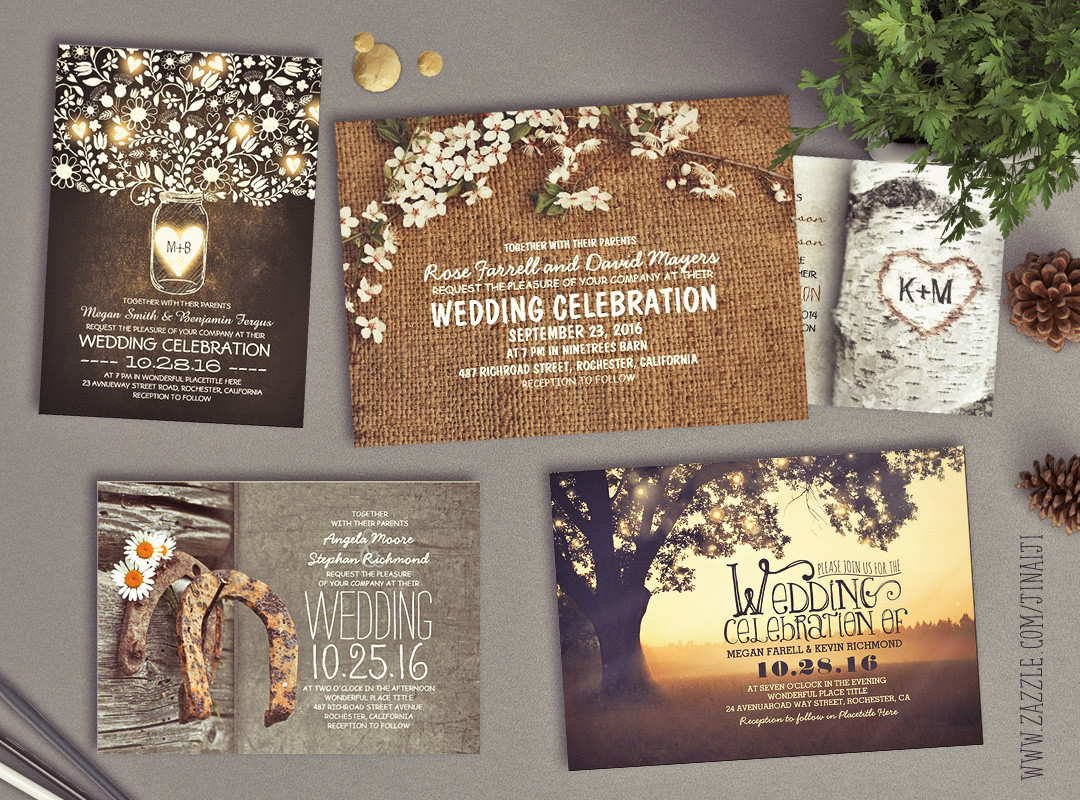 Country Themed Wedding Invitations
 RUSTIC WEDDING INVITATIONS – MY FAVORITE – NEED WEDDING