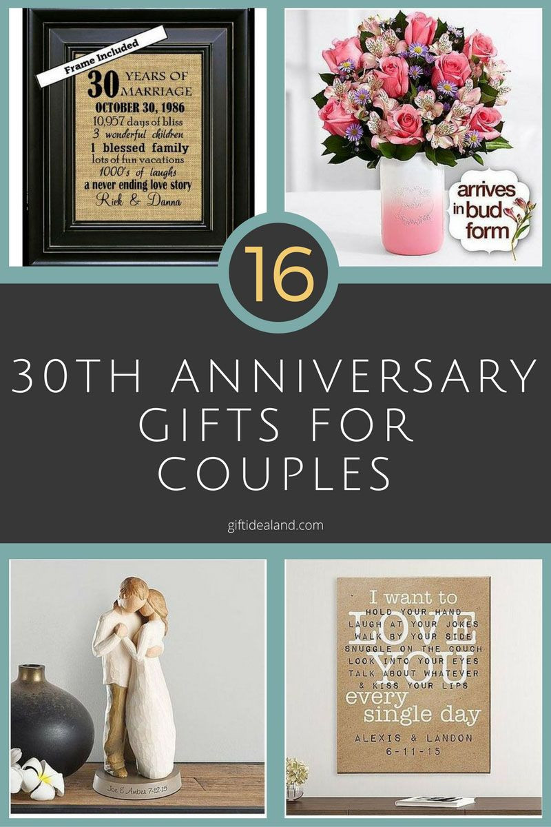 Couple Gift Ideas For Her
 30 Good 30th Wedding Anniversary Gift Ideas For Him & Her