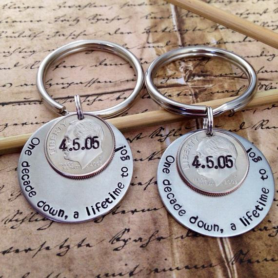 Couple Gift Ideas For Her
 His and Hers Matching Couples 10 Year Anniversary Custom Hand