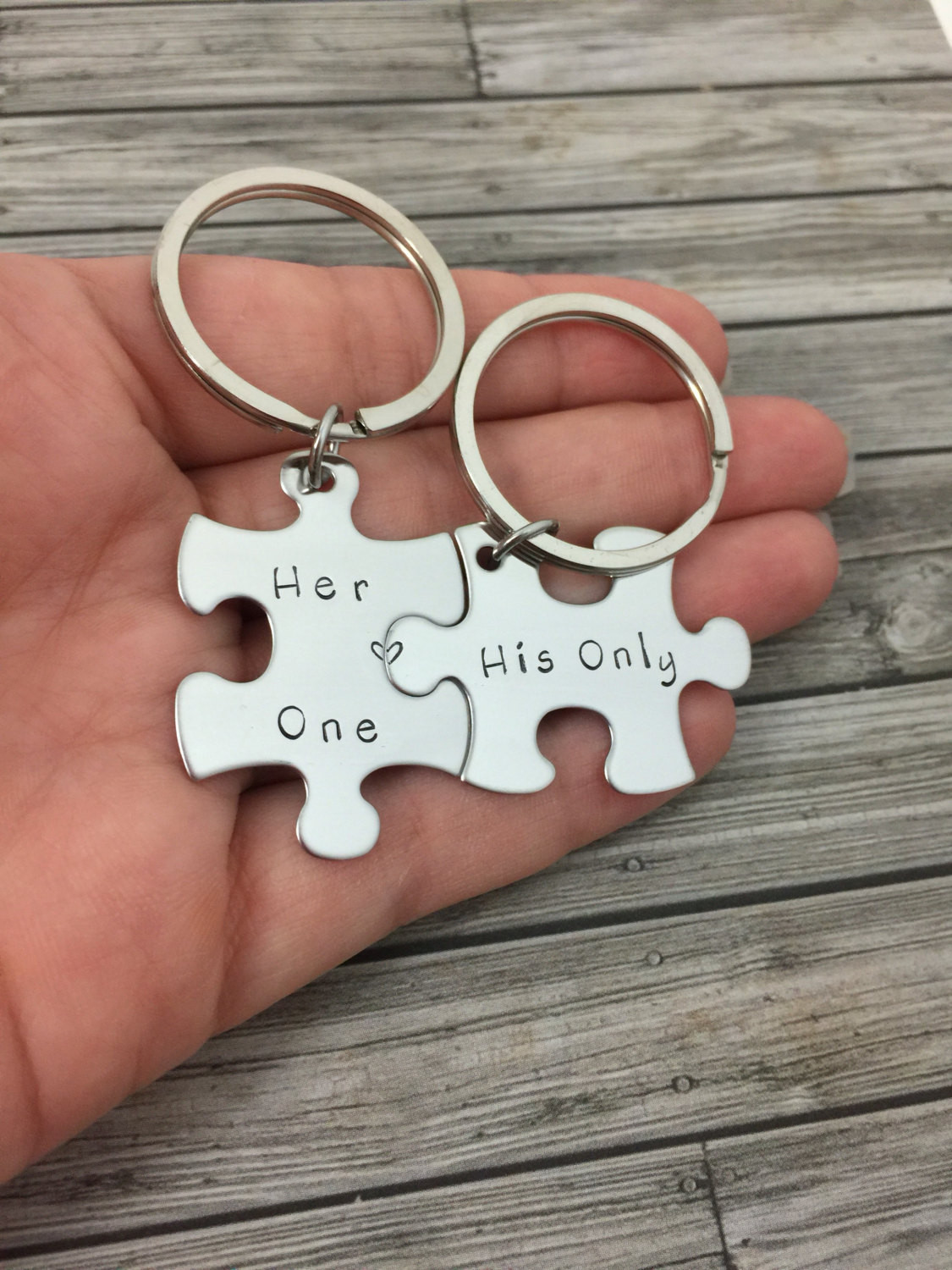 Couple Gift Ideas For Her
 Her e His ly Couples Keychains Puzzle Piece Keychain