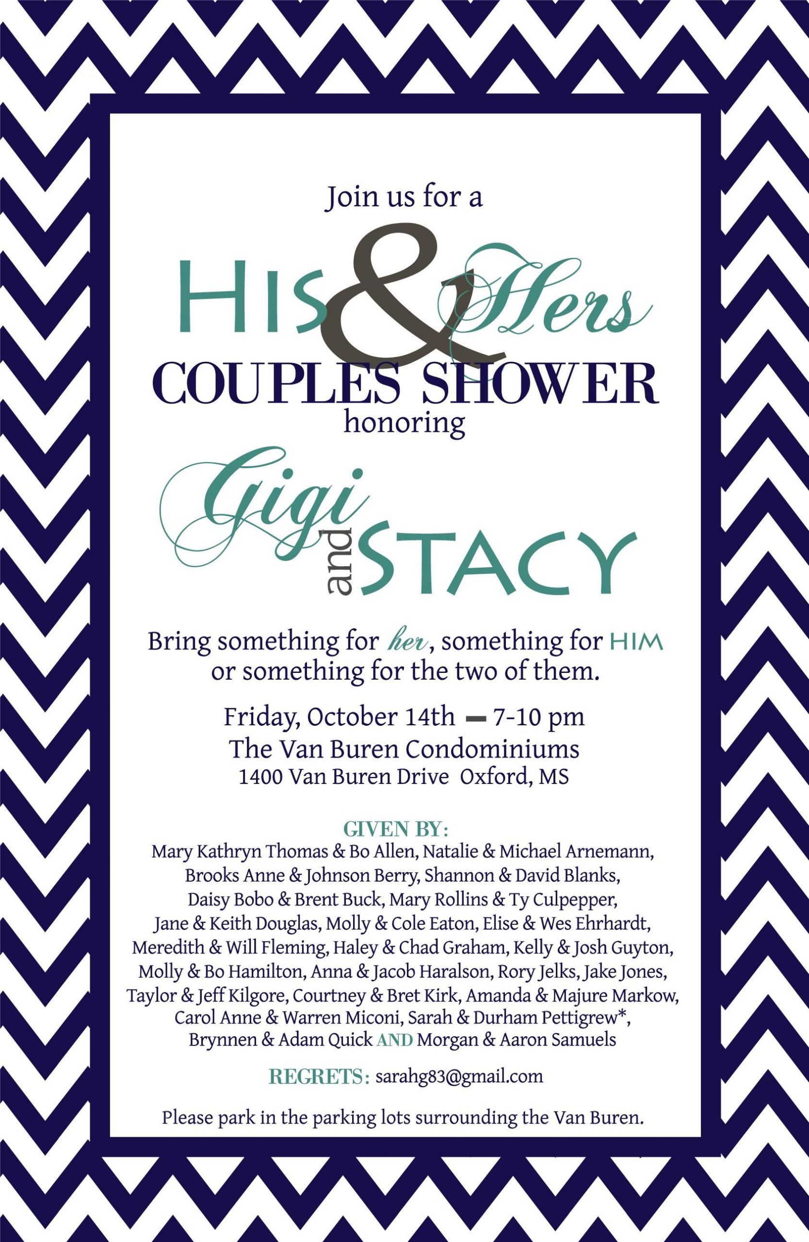 Couples Wedding Shower Ideas Themes
 couples wedding shower invitation