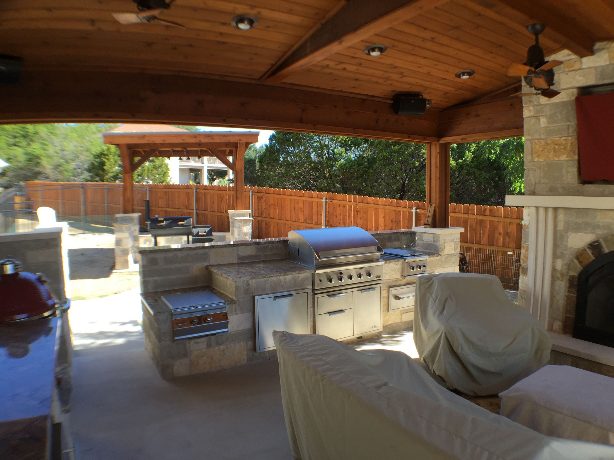 Covered Outdoor Kitchen
 Lago Vista TX patio cover