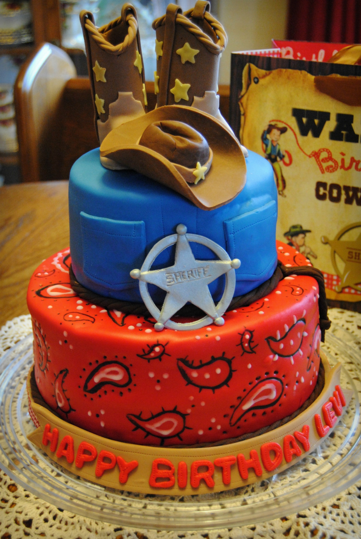 Cowboy Birthday Cakes
 1000 images about cowboy cakes on Pinterest