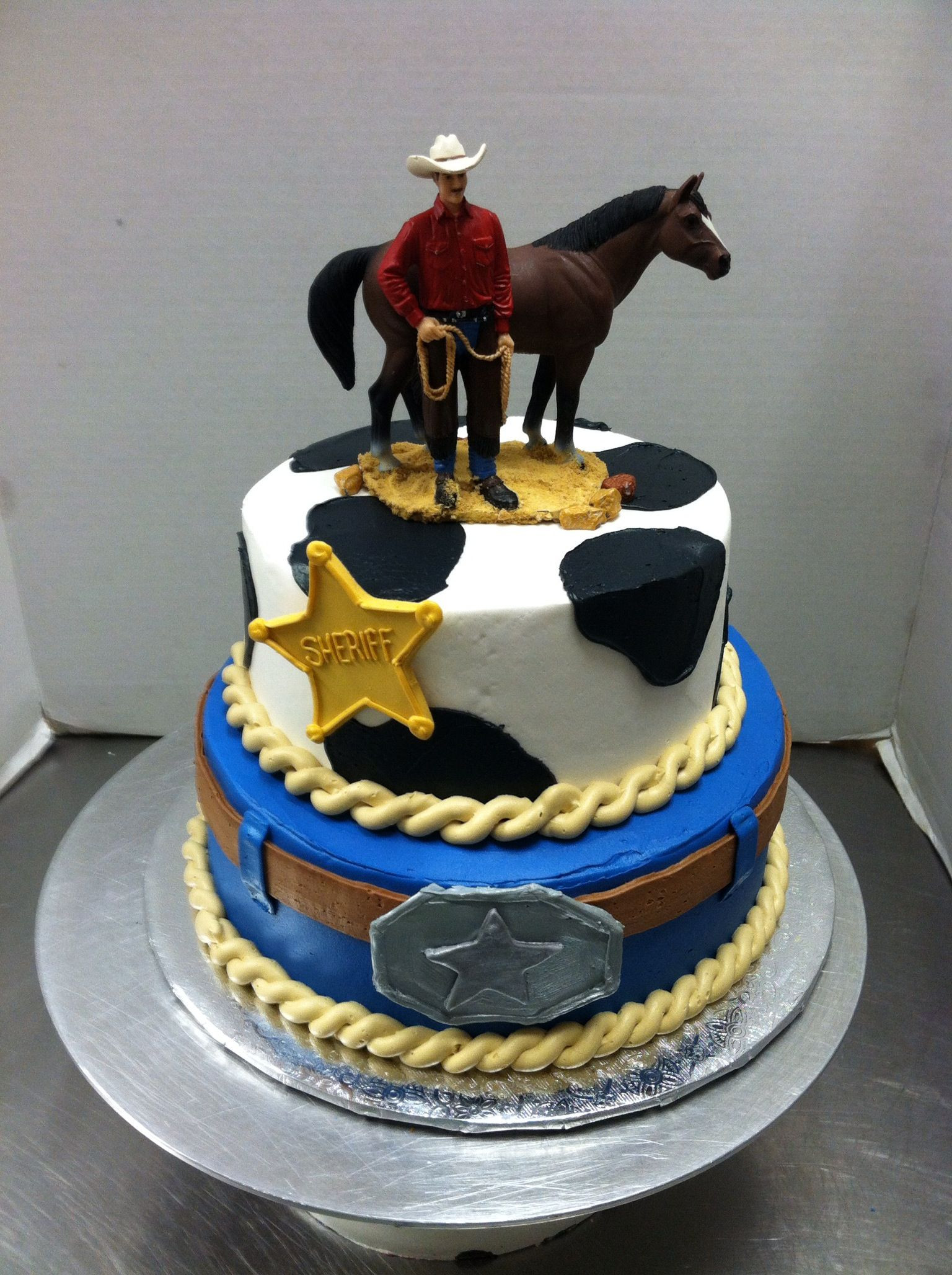 Cowboy Birthday Cakes
 Cowboy cake luckytreats cowboycake