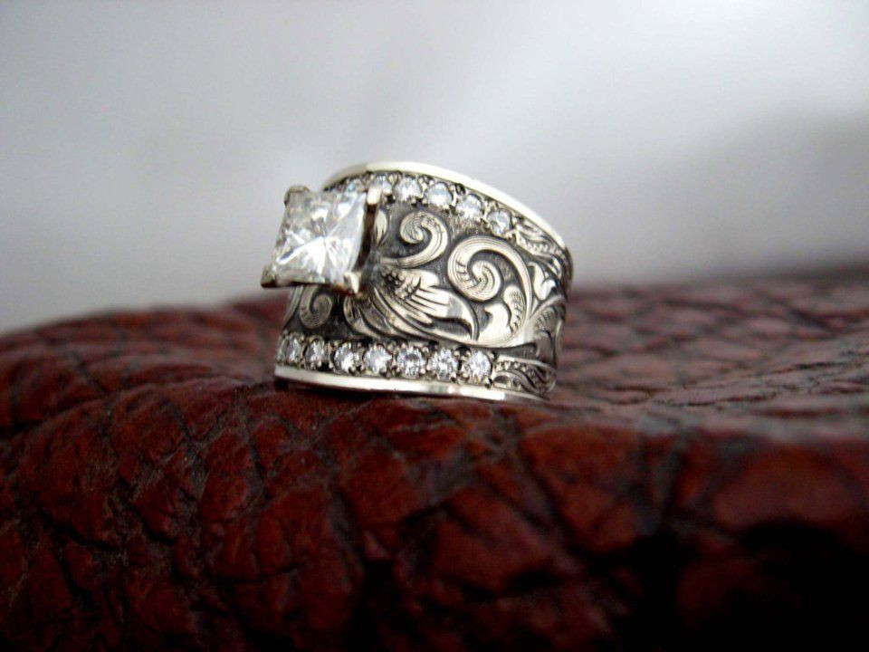 Cowboy Style Wedding Rings
 Engagement Rings Fit For a Cowgirl