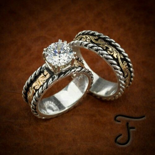 Cowboy Style Wedding Rings
 R 15B and R 7B