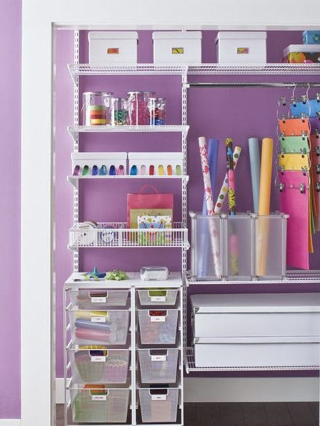 Craft Closet Organization Ideas
 12 Creative Craft Closets amazing ideas