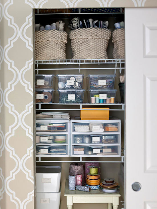 Craft Closet Organization Ideas
 Inspiration Craft Closet Organization The Inspired Room