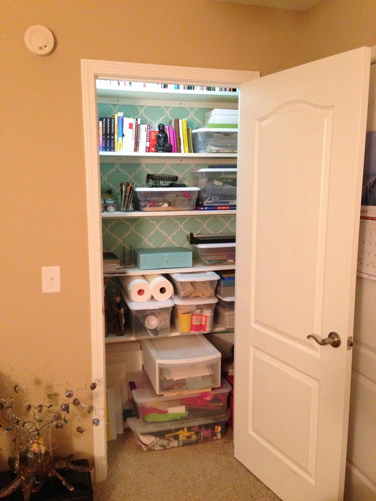 Craft Closet Organization Ideas
 98 best Small closets images on Pinterest