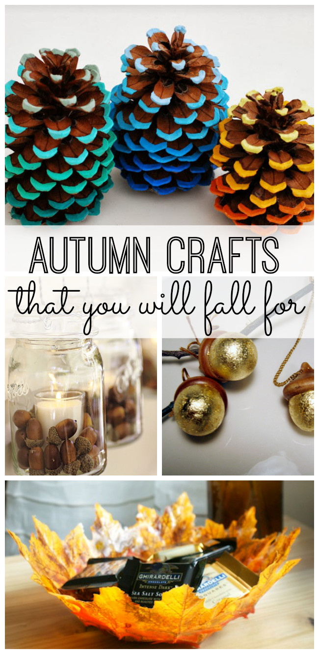 Craft Ideas For Fall Decorating
 Autumn Crafts That You Will Fall For My Life and Kids