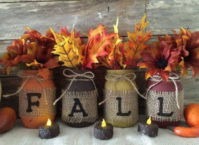 Craft Ideas For Fall Decorating
 Over 50 of the BEST DIY Fall Craft Ideas Kitchen Fun