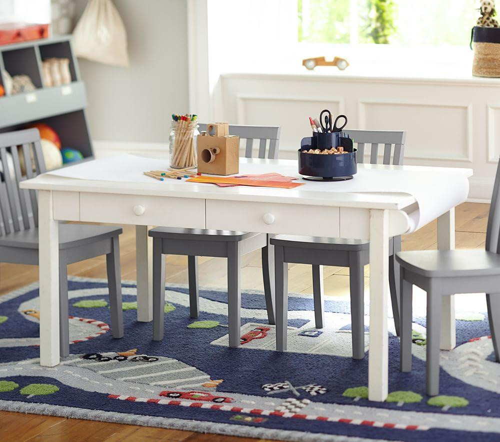 Craft Table Kids
 Carolina Craft Play Table Simply White