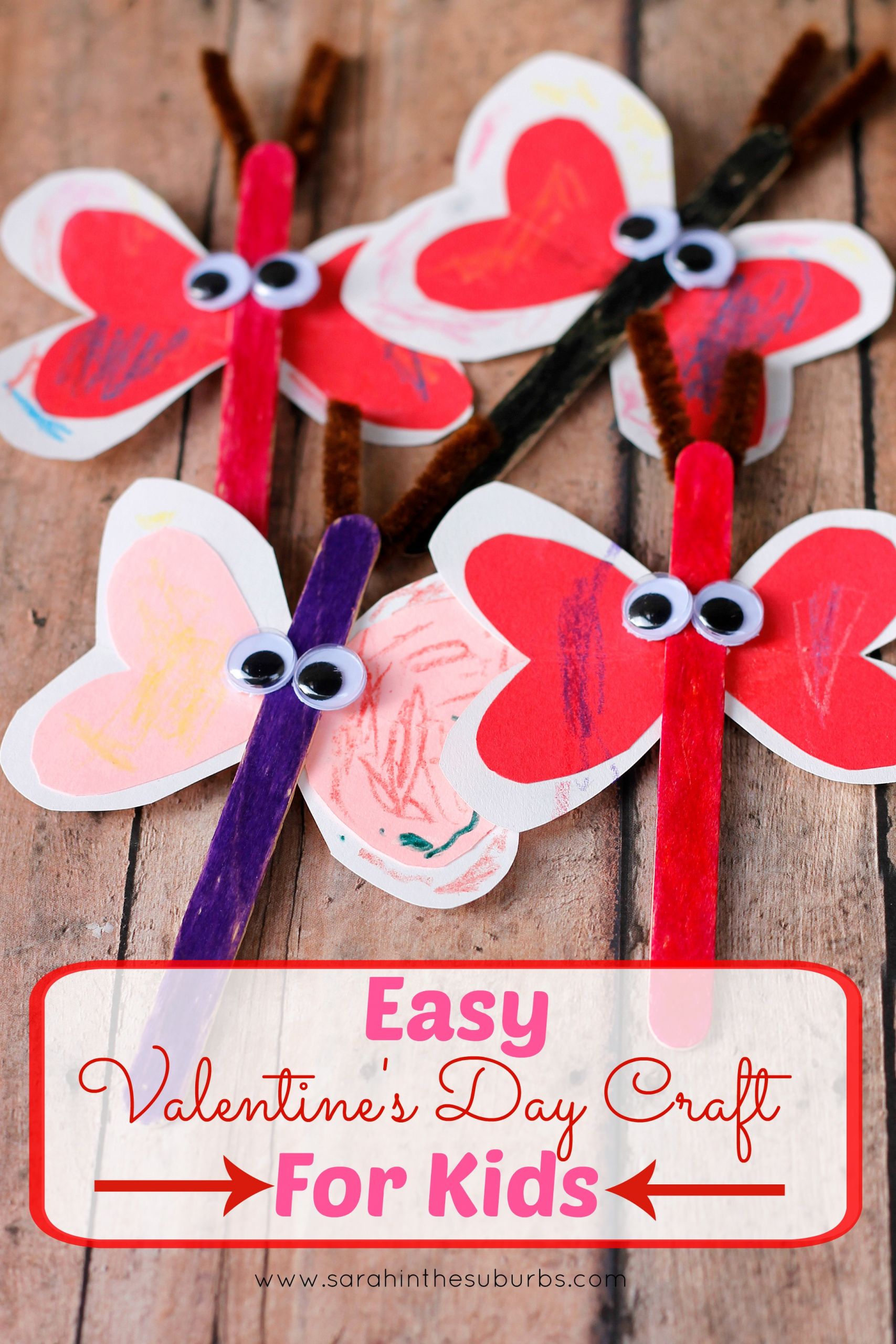 Crafts Ideas For Kids
 Love Bug Valentine s Day Craft for Kids Sarah in the Suburbs