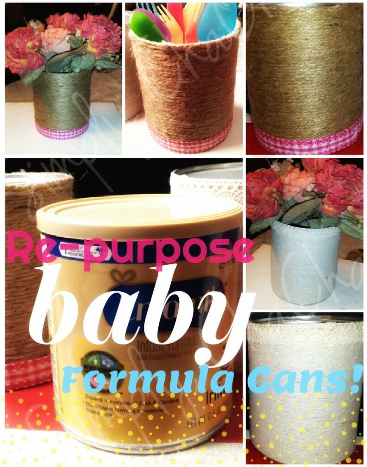 Crafts With Baby Formula Cans
 Crafting Re purpose Your Baby s Formula Cans DIY Home