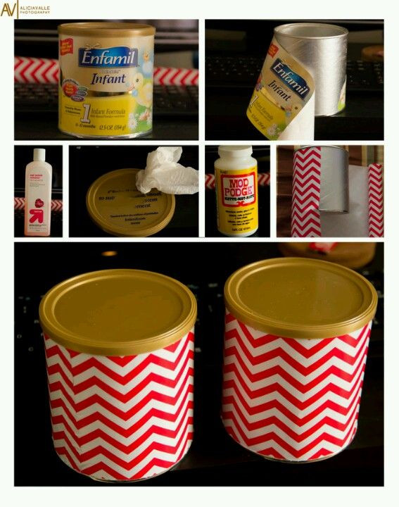 Crafts With Baby Formula Cans
 Recycle formula cans