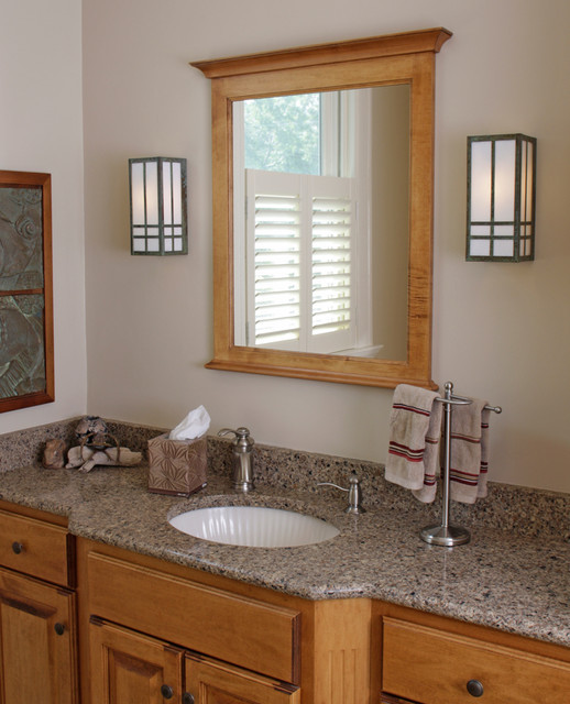 Craftsman Bathroom Lighting
 Prairie Style Bathroom Lighting Craftsman Bathroom