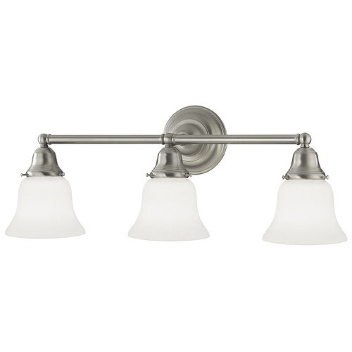 Craftsman Bathroom Lighting
 Craftsman Style 3 Light Bathroom Light Satin Nickel