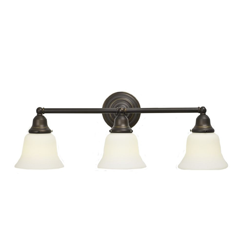 Craftsman Bathroom Lighting
 Craftsman Style Fluorescent 3 Light Bathroom Light Bronze