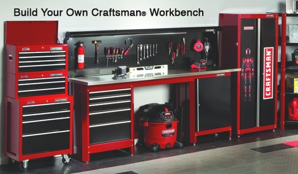 Craftsman Garage Organization
 Craftsman Workbench