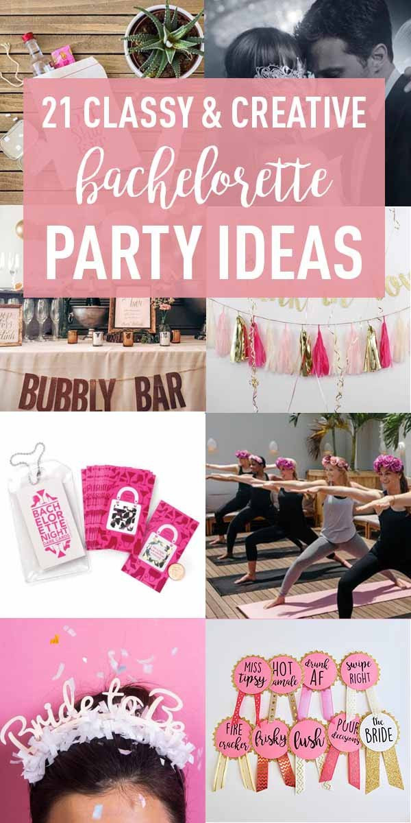 Crafty Bachelorette Party Ideas
 21 Creative Bachelorette Party Ideas the Bride To Be Will