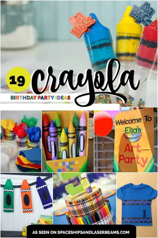 Crayola Birthday Party
 19 Creative Crayola Crayon Party Ideas Spaceships and