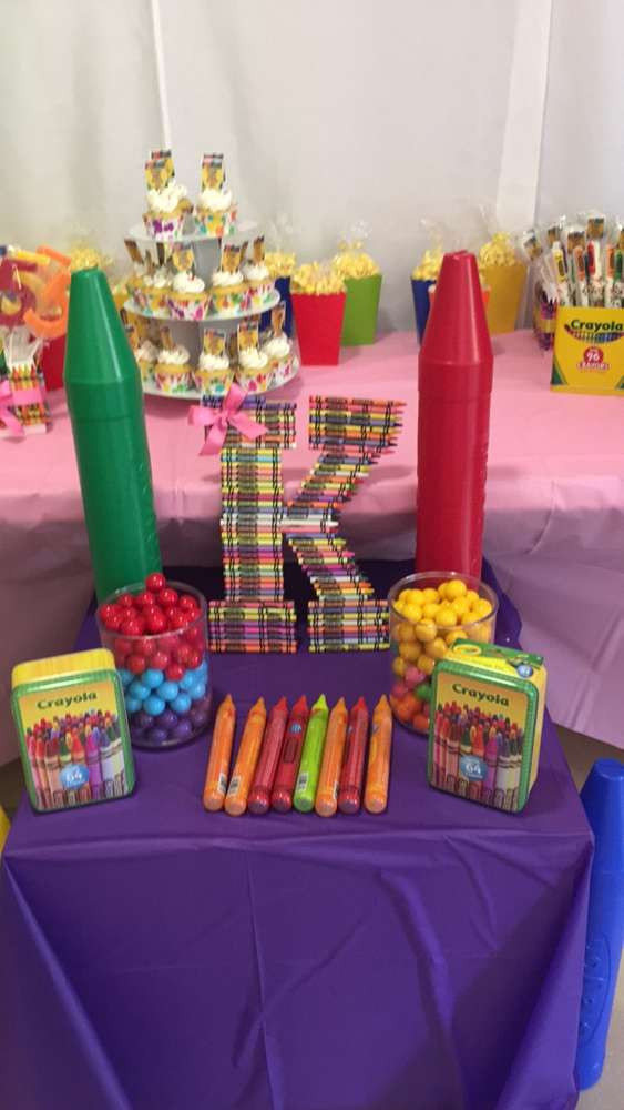 Crayola Birthday Party
 Crayola birthday theme Birthday Party Ideas