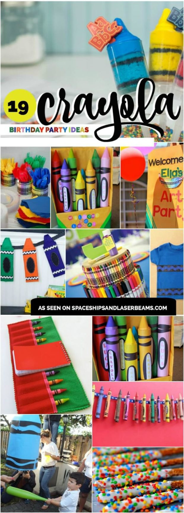 Crayola Birthday Party
 19 Creative Crayola Crayon Party Ideas Spaceships and