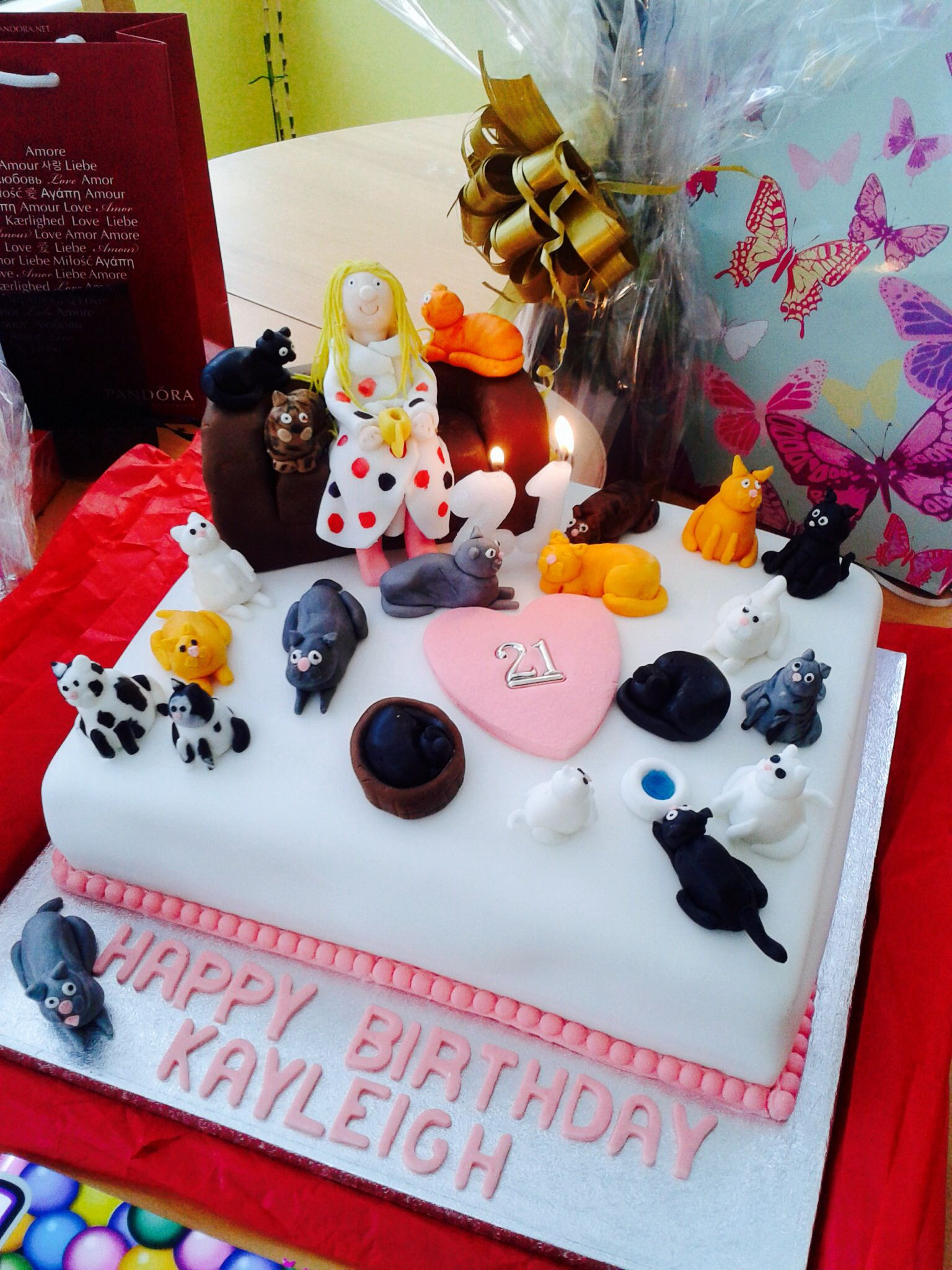 Crazy Cat Lady Birthday Cake
 My crazy cat lady 21st birthday cake in 2019