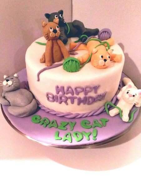 Crazy Cat Lady Birthday Cake
 Crazy cat lady birthday cake Cats Rule