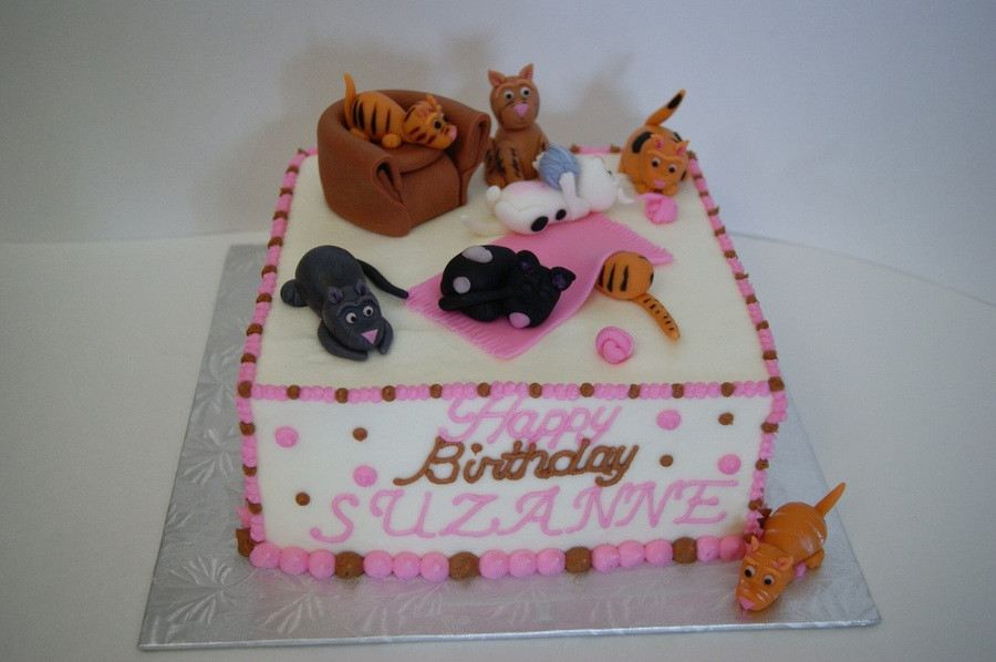 Crazy Cat Lady Birthday Cake
 Crazy Cat Lady Cake CakeCentral