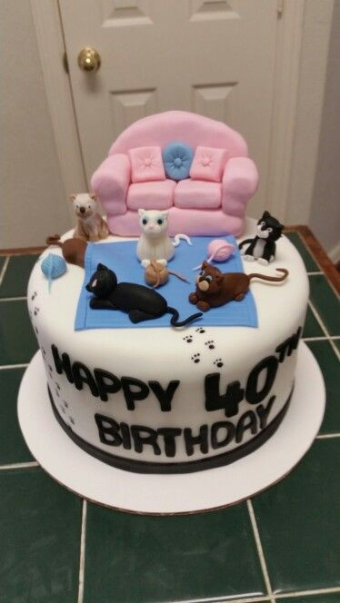 Crazy Cat Lady Birthday Cake
 Amy s Crazy Cakes Crazy Cats Lady Cake