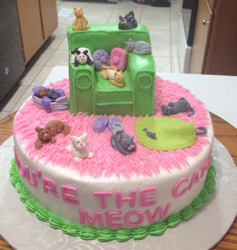 Crazy Cat Lady Birthday Cake
 Crazy cat lady cake