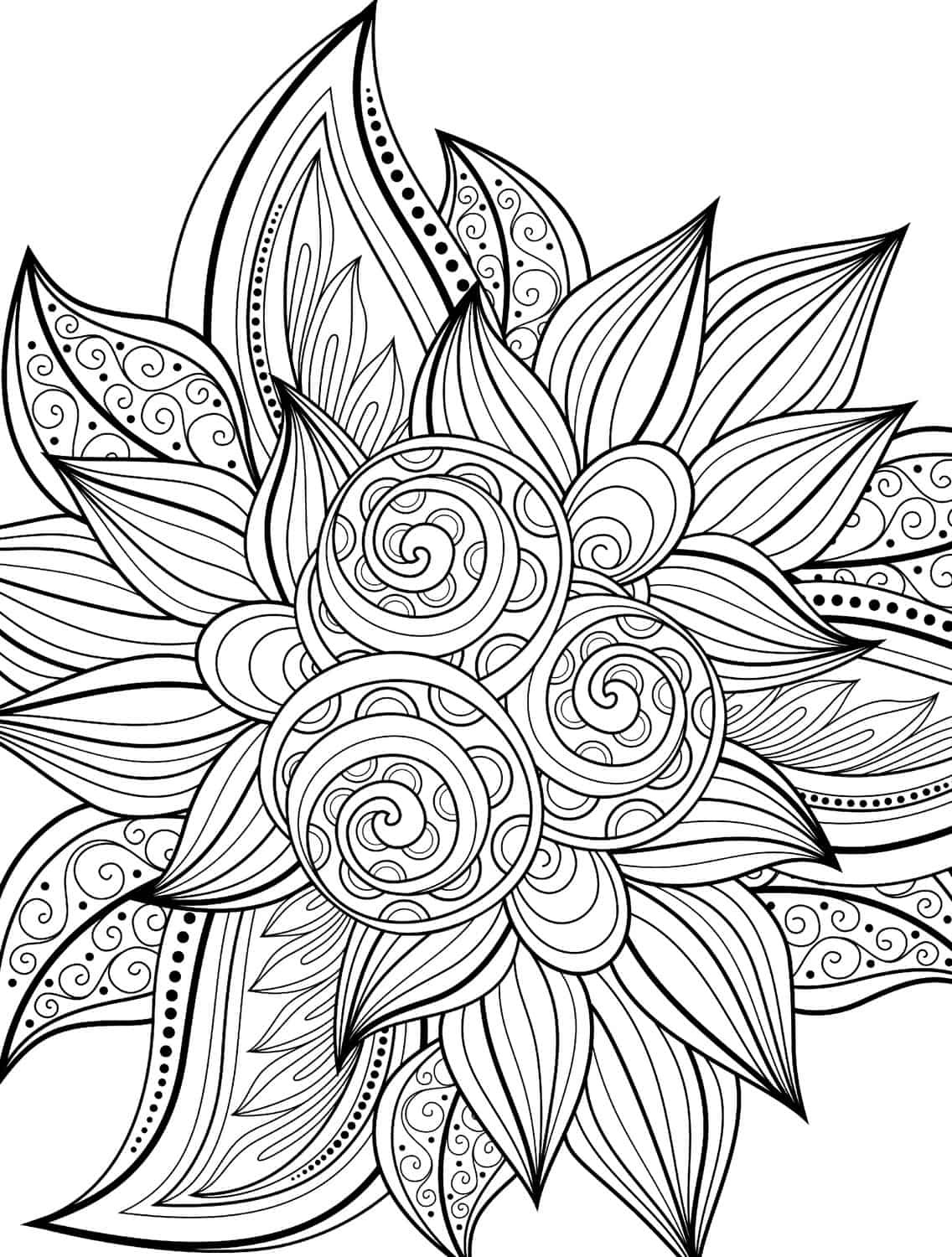 Crazy Coloring Pages For Adults
 10 Free Printable Holiday Adult Coloring Pages