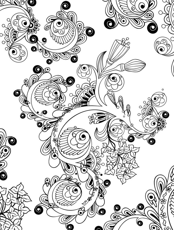 Crazy Coloring Pages For Adults
 17 Best images about Patterns for Creation on Pinterest