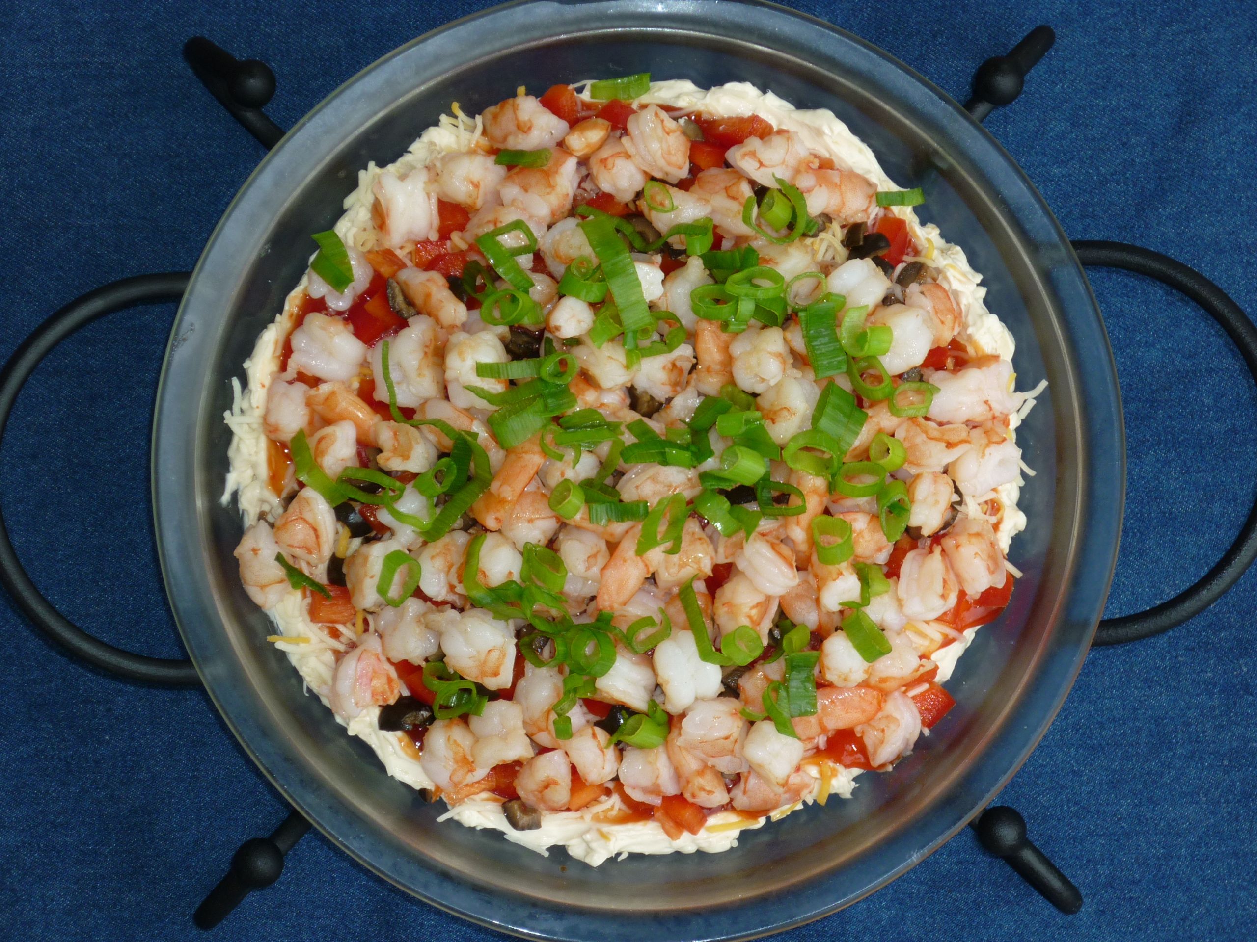 Cream Cheese Cocktail Sauce Shrimp Dip
 Layered Shrimp Dip – The Junior League of Tampa Cookbook Blog