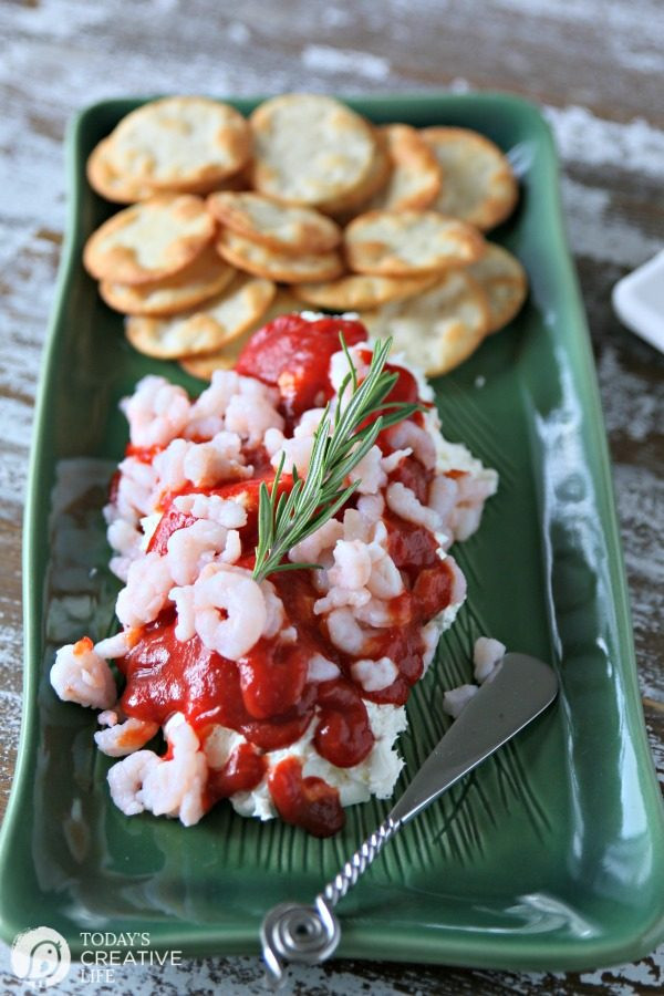 Cream Cheese Cocktail Sauce Shrimp Dip
 Cream Cheese Cocktail Sauce Shrimp Dip